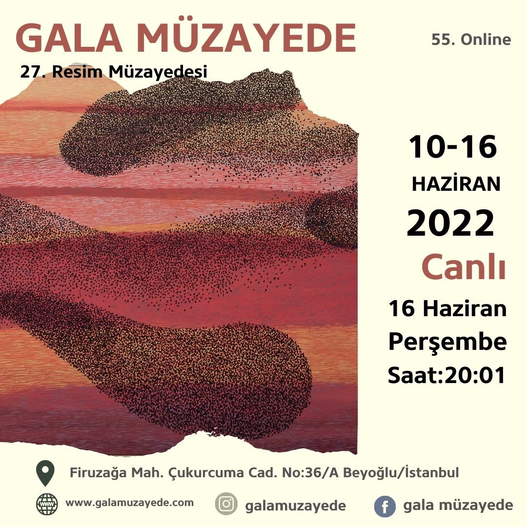 55. ONLINE 27. RESİM MÜZAYEDESİ - Gala Müzayede