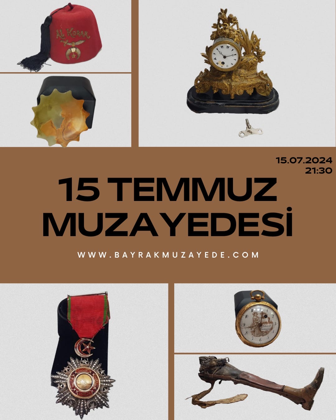 15 TEMMUZ MÜZAYEDESİ - Bayrak Müzayede